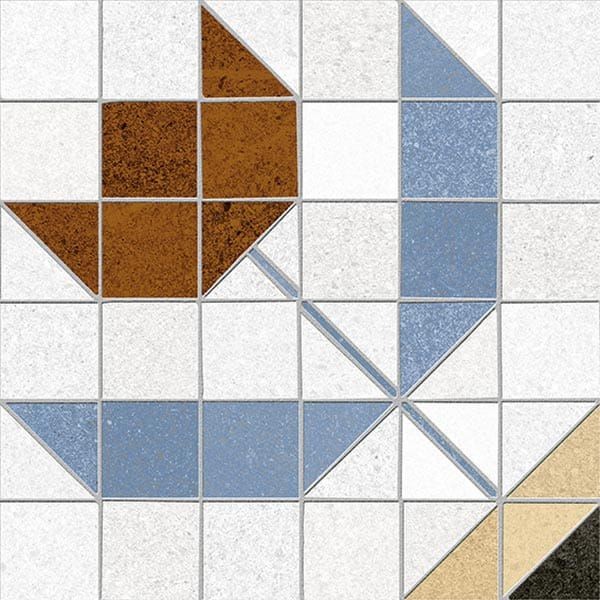 Vives Seine Sedar-R Azul 20x20 płytki patchworkowe gresowe 155034