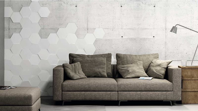 WOW Hexa Ice White Matt 21,5x25 płytka ścienna 158594
