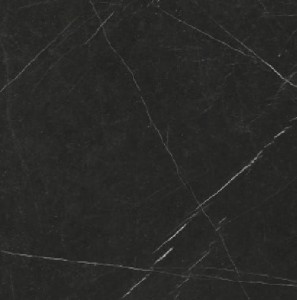 Italgraniti Nero Marquinia Pulido 80x80 płytki gresowe imitujące czarny marmur
