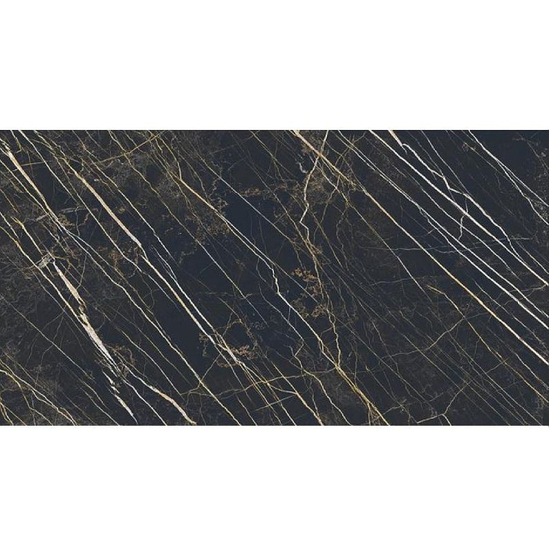 Casalgrande Padana Marmoker Night Storm Lucido 30x60 płytki gresowe imitujące czarny marmur 118673