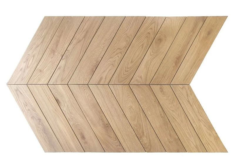 Emil Ceramica Mimesis Miele Chevron Nat. 11x54 EKPA płytki drewnopodobne jodełka 126110