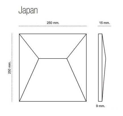 Dune Shapes Japan White 25x25 187338 płytka ścienna 158865