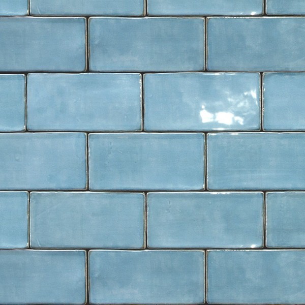 Płytki cegiełki niebieskie postarzane Decus Tradition Aqua 7,5x15 17980