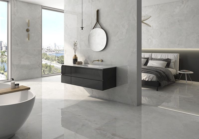 ITT Onix Pearl Polished Rect. 60x120 płytka gresowa imitująca onyks 135230