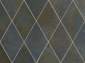 Equipe Oxide Rhombus Azul 14x24 płytki metalizowane romby