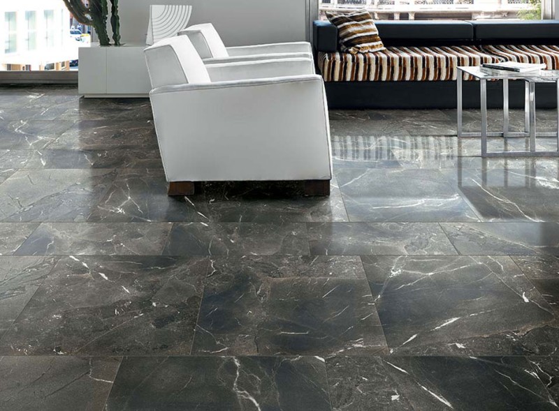 Płytki imitujące marmur Timeless Deep Black Naturale 60x120 mb,hb 11189