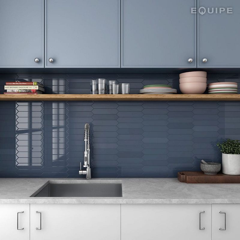Equipe Arrow Blue Velvet 5x25 płytka ścienna 126773