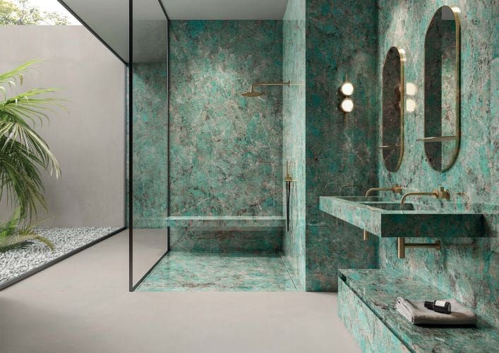 Italgraniti Charm Experience Amazzonite Nat. 120x120 płytki gresowe imitujące kamień 104914
