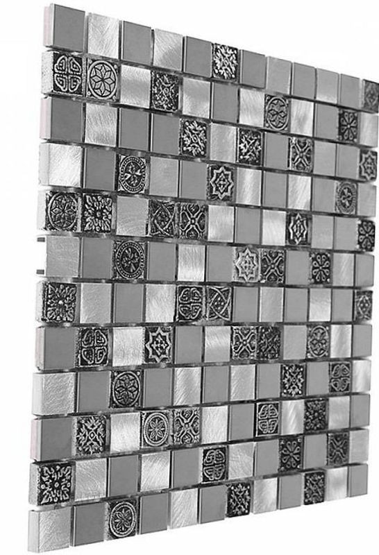 Dunin Metallic Allumi Grey Mix 23 30x30 mozaika metalowa 103937