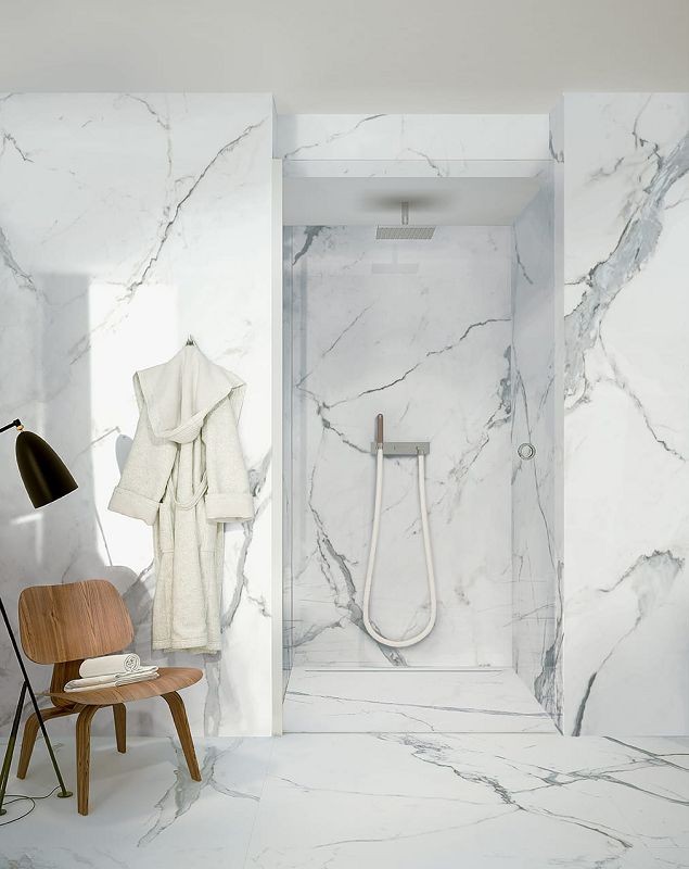 Fondovalle Infinito 2.0 Calacatta White Glossy 60x120 płytki gresowe imitujące marmur 131689