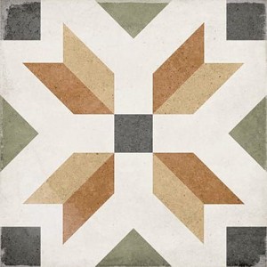 Equipe Art Nouveau Empire Colour 20x20 płytka gresowa patchwork