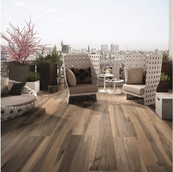 Gres drewno brąz rustykalny sęki Emil Ceramiche Millelegni Noce Selvatico 20x120 dms 32697