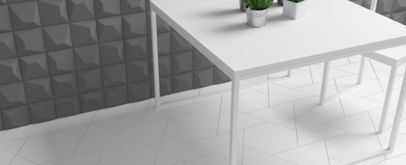 Płytki podłogowe heksagonalne białe Wow Floor Tiles Hexa Floor R9 Ice White 20x23 101329