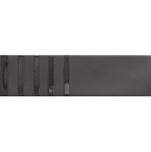 Equipe Wadi Decor Noir 6x30 płytki cegiełki dekoracyjne