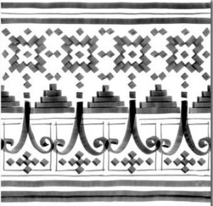 Vives Vodevil Bellaria-2 Sombra 20x20 dekor