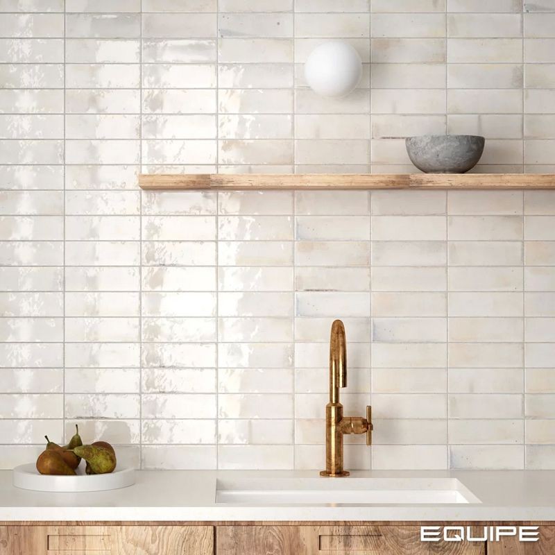 Equipe Hanoi White 5,1x16,1 płytki cegiełki rustykalne 127706