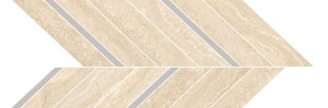 Marazzi Mystone Travertino Classico Mosaico Freccia 19,8x52,1 M9Q4 mozaika gresowa imitująca trawerty
