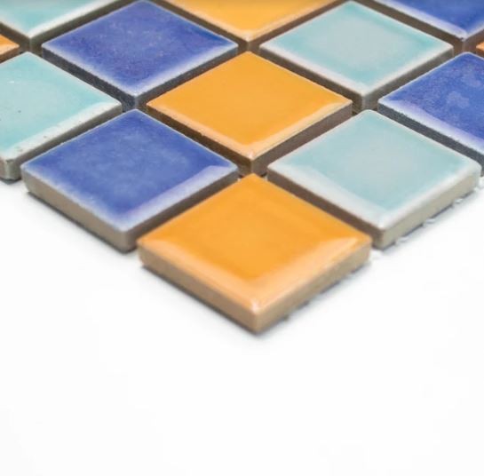 Mozaika mix pomarańcz niebieska granat Metropol MM 1017 33,0 x 30,2 84492