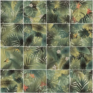 Barwolf Jungle Green 18,5x18,5 płytki patchwork