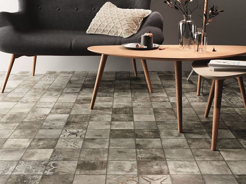 ZYX Amazonia Ethnic Grey 13,8x13,8 płytki patchwork gresowe 164282