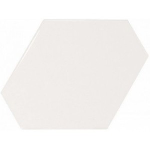 Equipe Scale Benzene White 10,8x12,4 płytka ścienna