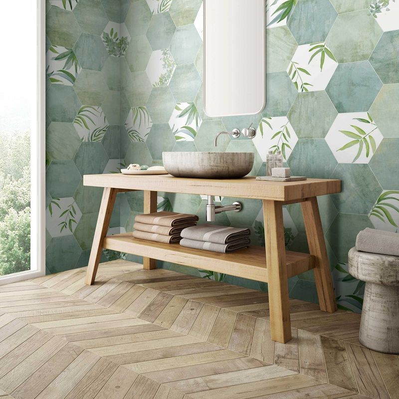 Realonda Oasis Aquamarine 28,5x33 płytka heksagonalna 150063