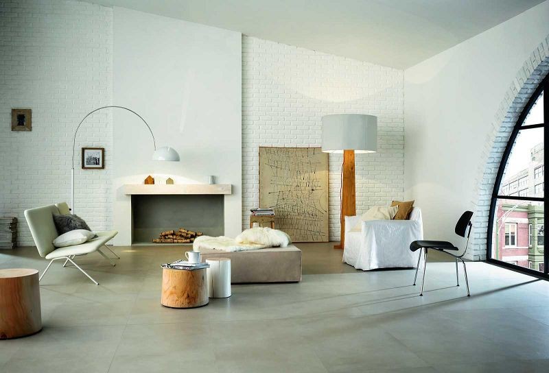 Marazzi Block Beige Rett 60x60 MLJF płytka gresowa imitująca beton 137660