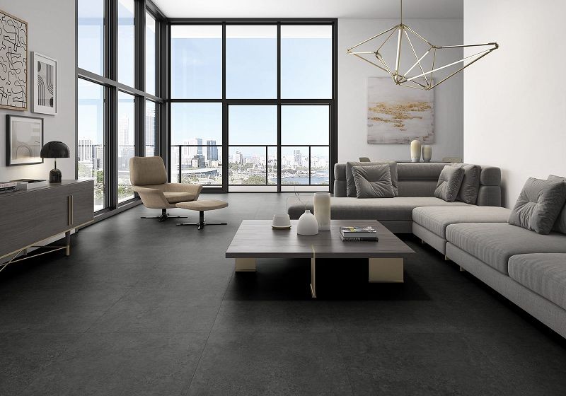 ITT Atrium Anthracite Matt Rect. 75x75 płytka imitująca beton 134728