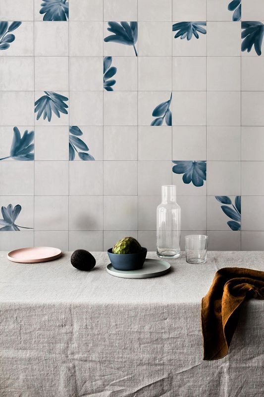 Marazzi Rice Bianco Decoro Blossom Lux 15x15 M9JA płytki cegiełki 141433