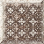 Płytki orientalne brazowe Mainzu Dekor Metal White 15x15 58159