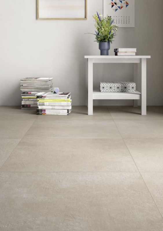 Płytki szaro - beżowe tarasowe kamień Marazzi Plaster Taupe 60x60 x20mm 40285
