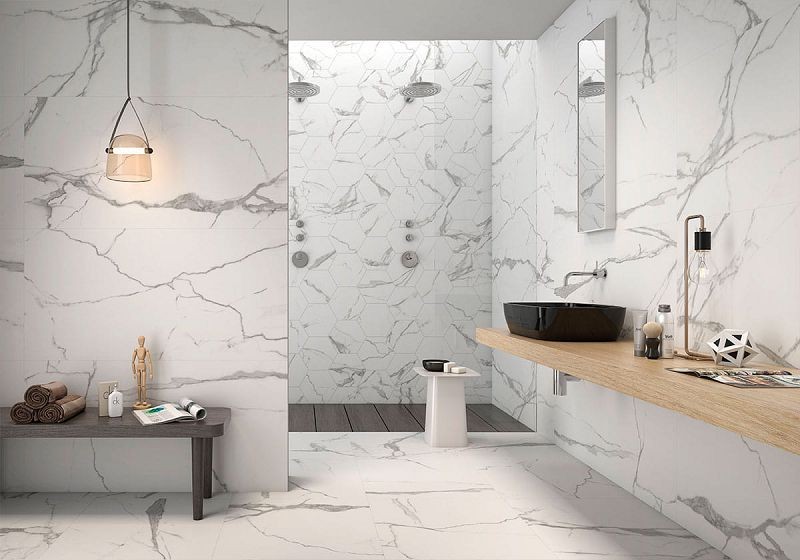 Geotiles Kaunas Blanco Natural 60x60 płytka imitująca marmur 132362