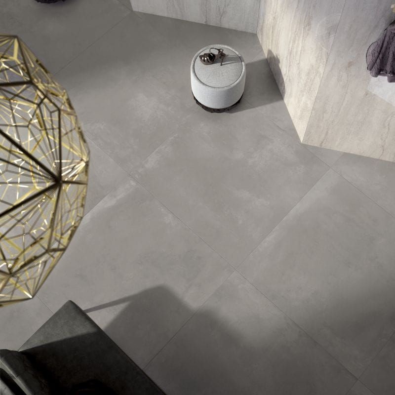 Ariana Concrea Plain Grey Naturale 80x80 płytki gresowe imitujące beton 114377