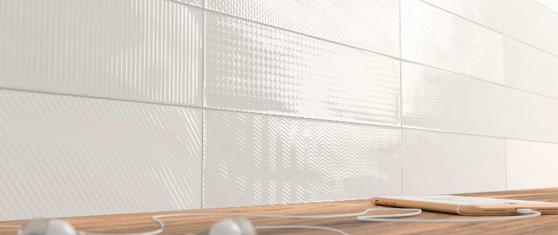 WOW Gradient Decor White Matt 7,5x30 płytka ścienna 159348