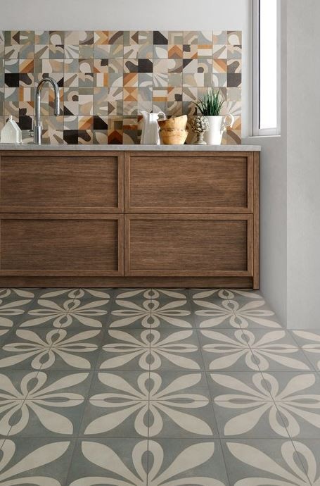 Płytki patchworkowe beż brąz Fioranese Cementine Boho 1 20x20 bn 33317