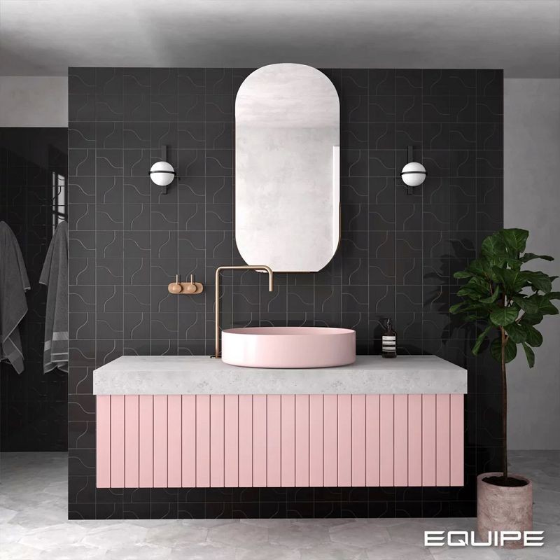 Equipe Curve Black 8,3x12 płytki ścienne dekoracyjne 127467