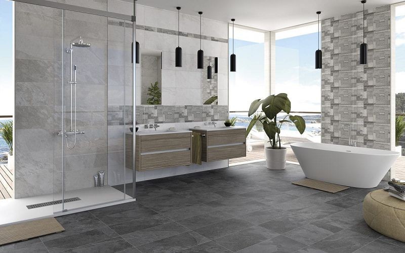 Rocersa Axis Black 60x60 płytki kamienne gresowe 150424