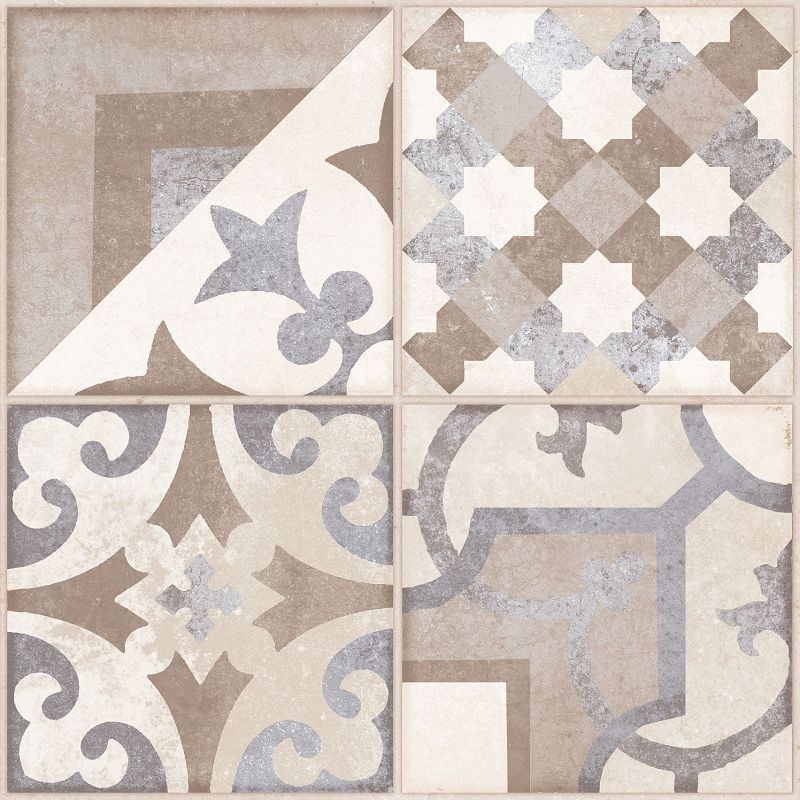 Keros Hydraulic Beige 41x41 płytka gresowa patchwork 135762