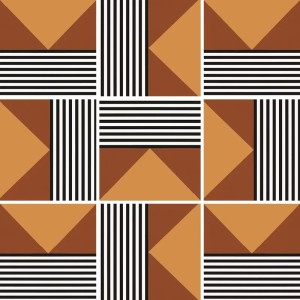 Equipe Bauhome Stritch Warm 20x20 płytki patchwork gresowe