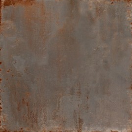 Płytki brąz przetarte ze rdzą metalizowane industrialne Sant Agostino Oxidart Iron 90x90 79328