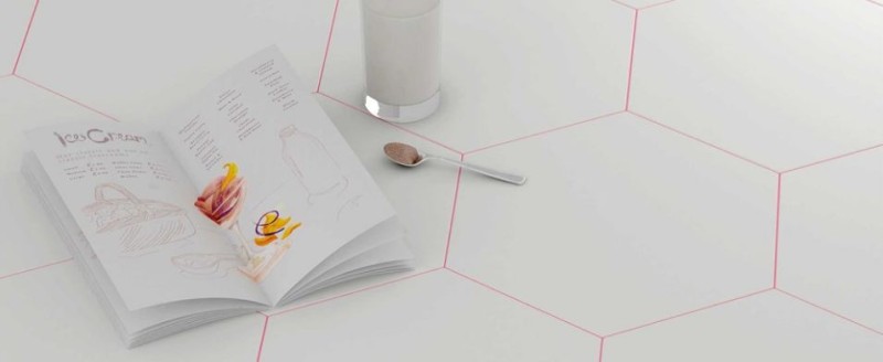 Płytki podłogowe heksagonalne białe Wow Floor Tiles Hexa Floor R9 Ice White 20x23 101326