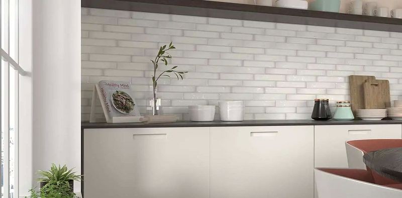 Estudio Frost White 5x25 płytki cegiełki ścienne 129095