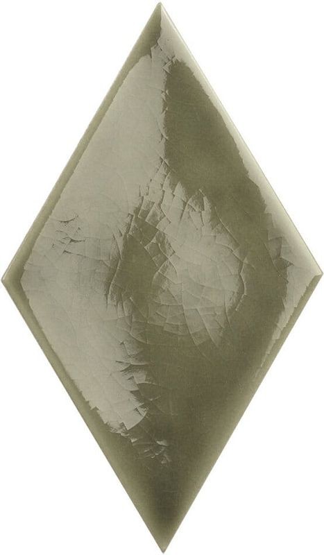 APE/Carmen Memories Trip Victorian Green Crackled 9,8x16,8 płytki ścienne romby 113611