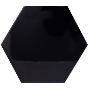 Antonus Hexagono Negro Brillo 17x15 płytka ścienna
