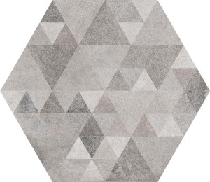 Vives Laverton Hexágono Benenden Sombra 23x26,6 płytki betonowe gresowe