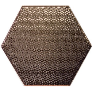 Antonus Dec Hexagono Bronce 17x15 płytka ścienna
