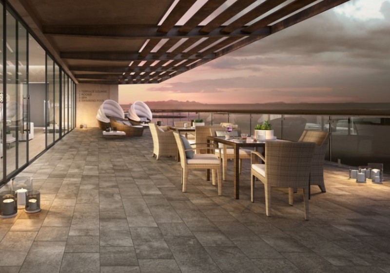 Płytki podłogowe, na zewnątrz Marazzi PIETRA OCCITANA Antracite 30X60 x11 ag 16822