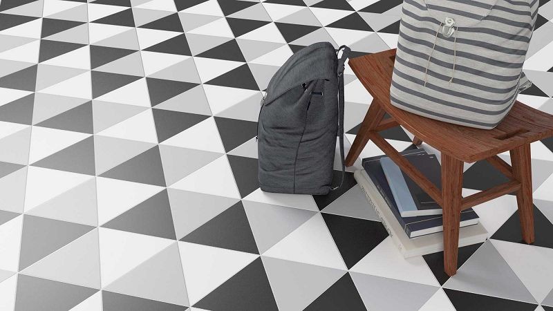 WOW Triangle Floor Graphite  Matt 20x23 płytka podłogowa 166026