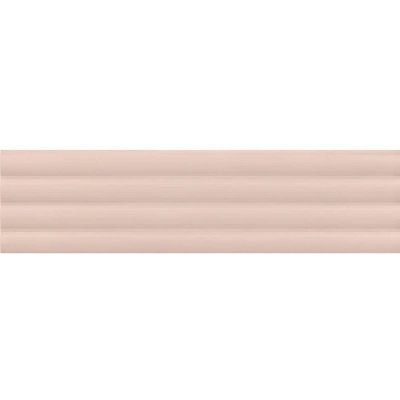 Equipe Costa Nova Onda Pink Stony Matt 5x20 płytki cegiełki dekoracyjne 3D 127266