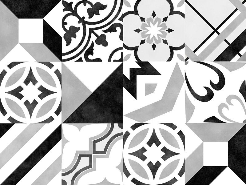 Estudio Frame15 Decor Patchwork B&W 15x15 płytka patchworkowa 164862